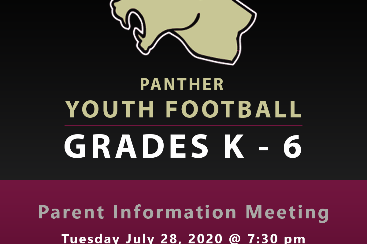 2020 Youth Football Parent Meeting